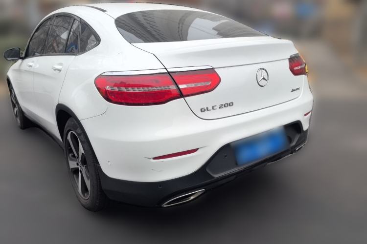 Used Mercedes-Benz GLC Coupe 2019 Facelift GLC 200 4MATIC Coupe SUV Rear Left 45 Deg
