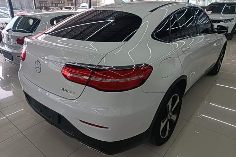 Used Mercedes-Benz GLC Coupe 2019 Facelift GLC 200 4MATIC Coupe SUV Rear Right 45 Deg