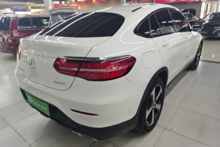 Used Mercedes-Benz GLC Coupe 2019 GLC 200 4MATIC Coupe SUV Rear Right 45 Deg
