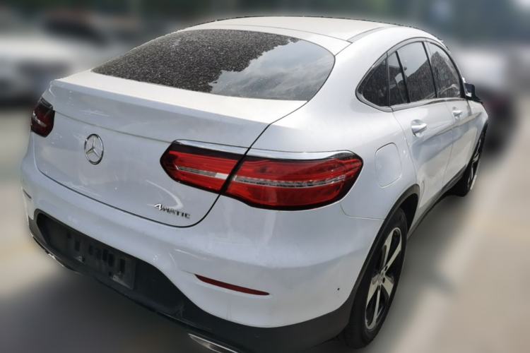 Used Mercedes-Benz GLC Coupe 2019 Facelift GLC 200 4MATIC Coupe SUV Rear Right 45 Deg
