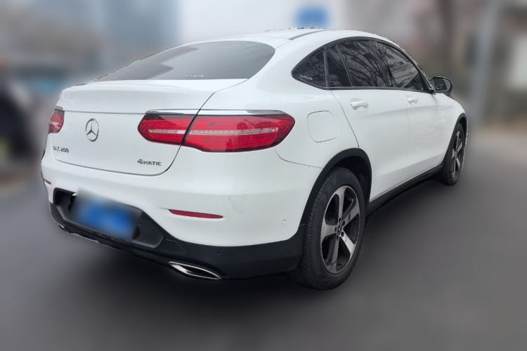 Used Mercedes-Benz GLC Coupe 2019 Facelift GLC 200 4MATIC Coupe SUV Rear Right 45 Deg