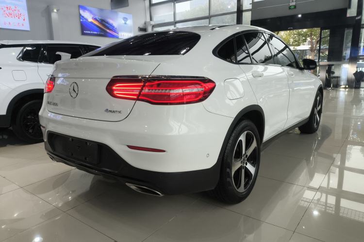 Used Mercedes-Benz GLC Coupe 2019 Facelift GLC 200 4MATIC Coupe SUV Rear Right 45 Deg