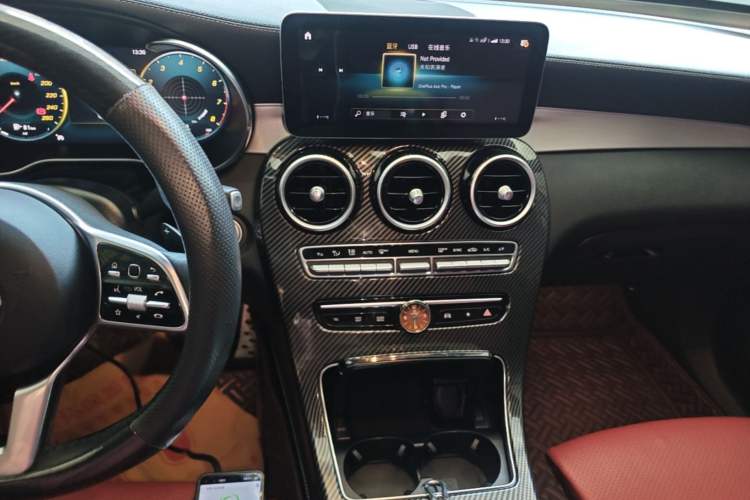Used Mercedes-Benz GLC Coupe 2020 GLC 260 4MATIC Coupe SUV Audio And AC Panel