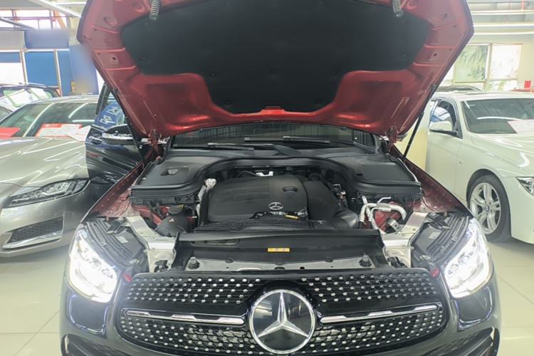 Used Mercedes-Benz GLC Coupe 2020 GLC 300 4MATIC Coupe SUV Engine Bay