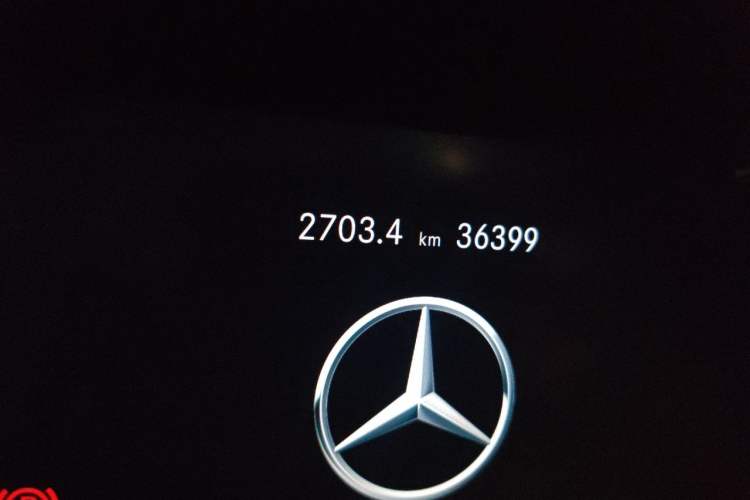 Used Mercedes-Benz GLC Coupe  Odometer Close Up