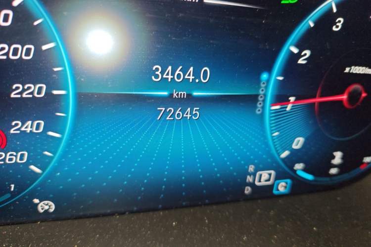 Used Mercedes-Benz GLC Coupe 2020 GLC 260 4MATIC Coupe SUV Odometer Close Up
