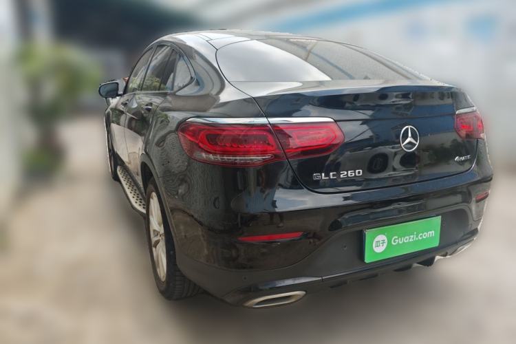 Used Mercedes-Benz GLC Coupe 2020 GLC 260 4MATIC Coupe SUV Rear Left 45 Deg