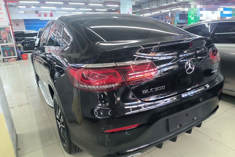Used Mercedes-Benz GLC Coupe 2020 GLC 300 4MATIC Coupe SUV Rear Left 45 Deg