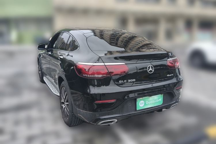 Used Mercedes-Benz GLC Coupe 2020 GLC 300 4MATIC Coupe SUV Rear Left 45 Deg