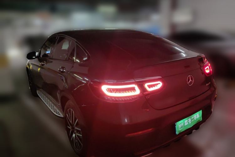 Used Mercedes-Benz GLC Coupe 2020 GLC 300 4MATIC Coupe SUV Rear Left 45 Deg