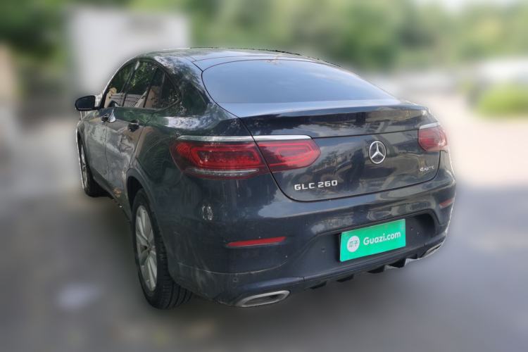 Used Mercedes-Benz GLC Coupe 2020 GLC 260 4MATIC Coupe SUV Rear Left 45 Deg