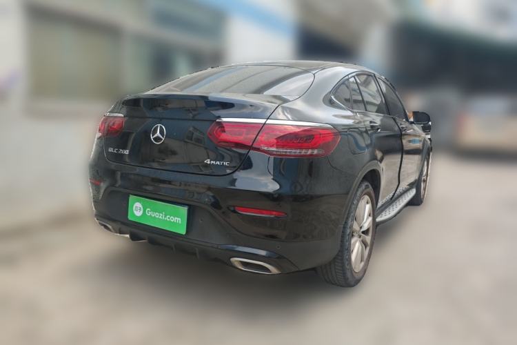 Used Mercedes-Benz GLC Coupe 2020 GLC 260 4MATIC Coupe SUV Rear Right 45 Deg