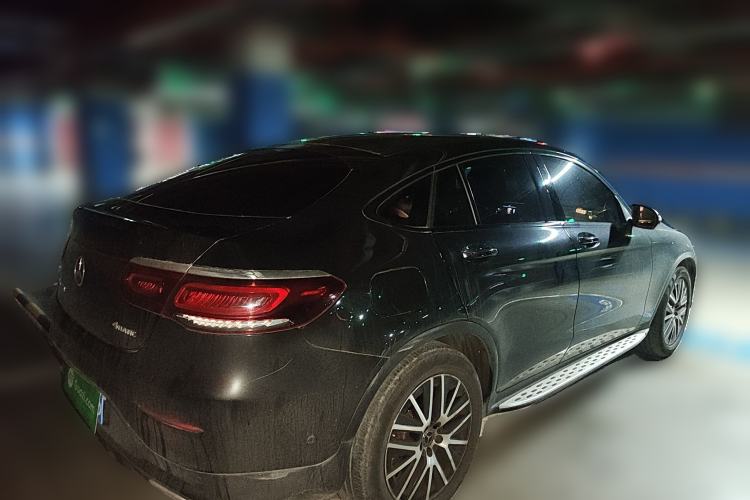 Used Mercedes-Benz GLC Coupe 2020 GLC 300 4MATIC Coupe SUV Rear Right 45 Deg