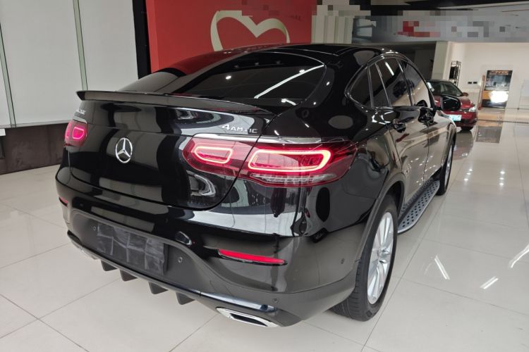 Used Mercedes-Benz GLC Coupe 2020 GLC 260 4MATIC Coupe SUV Rear Right 45 Deg