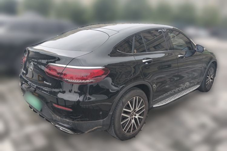 Used Mercedes-Benz GLC Coupe 2020 GLC 300 4MATIC Coupe SUV Rear Right 45 Deg