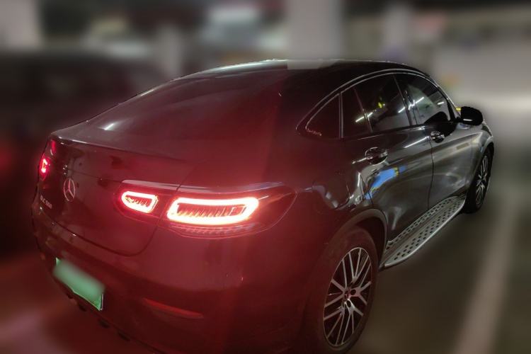 Used Mercedes-Benz GLC Coupe 2020 GLC 300 4MATIC Coupe SUV Rear Right 45 Deg