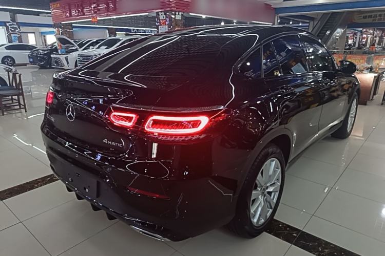 Used Mercedes-Benz GLC Coupe 2020 GLC 260 4MATIC Coupe SUV Rear Right 45 Deg