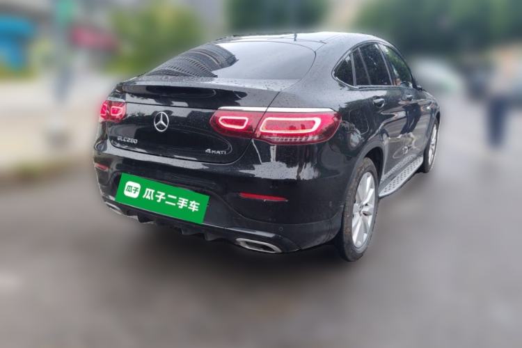 Used Mercedes-Benz GLC Coupe 2020 GLC 260 4MATIC Coupe SUV Rear Right 45 Deg
