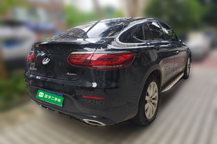 Used Mercedes-Benz GLC Coupe 2020 GLC 260 4MATIC Coupe SUV Rear Right 45 Deg