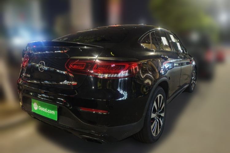 Used Mercedes-Benz GLC Coupe 2020 GLC 260 4MATIC Coupe SUV Rear Right 45 Deg