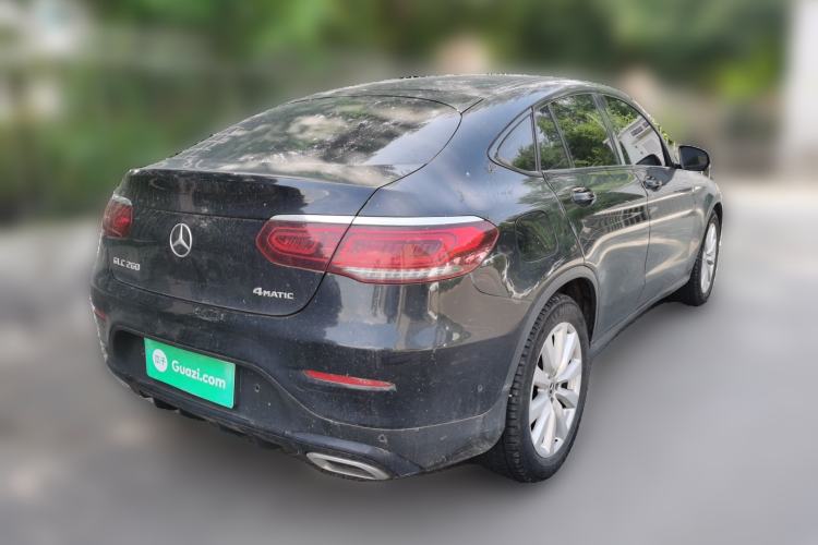 Used Mercedes-Benz GLC Coupe 2020 GLC 260 4MATIC Coupe SUV Rear Right 45 Deg
