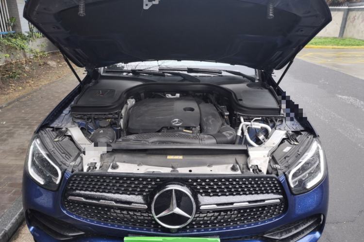 Used Mercedes-Benz GLC Coupe 2020 GLC 300 4MATIC Coupe SUV Engine Bay