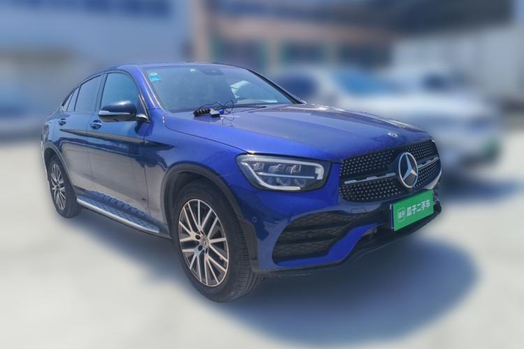Used Mercedes-Benz GLC Coupe 2020 GLC 300 4MATIC Coupe SUV Front Right 45 Deg