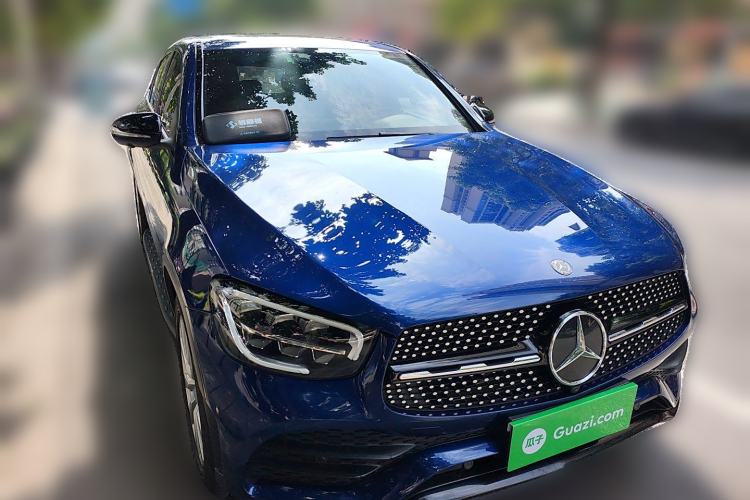 Used Mercedes-Benz GLC Coupe 2020 GLC 260 4MATIC Coupe SUV Front Right 45 Deg