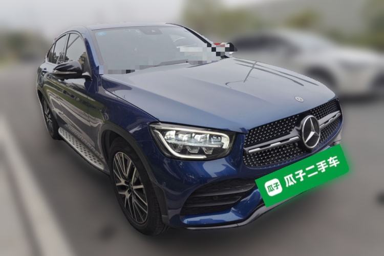 Used Mercedes-Benz GLC Coupe 2020 GLC 300 4MATIC Coupe SUV Front Right 45 Deg