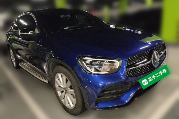 Used Mercedes-Benz GLC Coupe 2020 GLC 260 4MATIC Coupe SUV Front Right 45 Deg