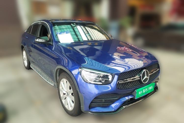 Used Mercedes-Benz GLC Coupe 2020 GLC 260 4MATIC Coupe SUV Front Right 45 Deg