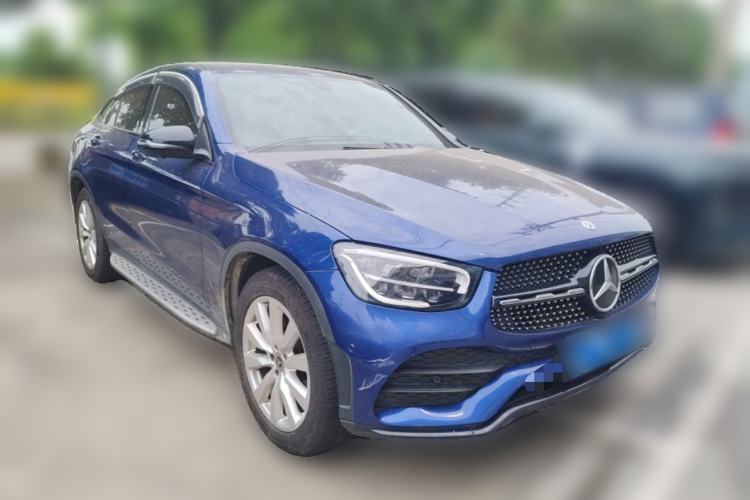 Used Mercedes-Benz GLC Coupe 2020 GLC 260 4MATIC Coupe SUV Front Right 45 Deg