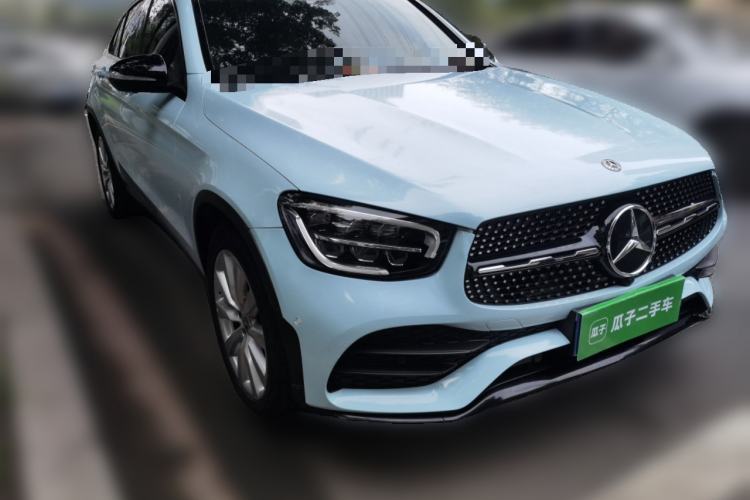 Used Mercedes-Benz GLC Coupe 2020 GLC 260 4MATIC Coupe SUV Front Right 45 Deg