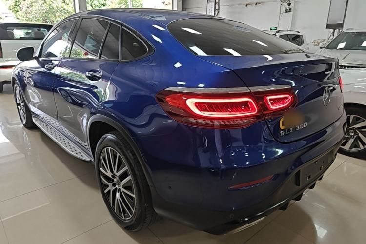 Used Mercedes-Benz GLC Coupe 2020 GLC 300 4MATIC Coupe SUV Rear Left 45 Deg