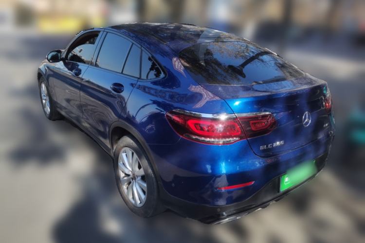 Used Mercedes-Benz GLC Coupe 2020 GLC 260 4MATIC Coupe SUV Rear Left 45 Deg