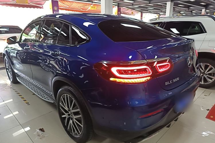 Used Mercedes-Benz GLC Coupe 2020 GLC 300 4MATIC Coupe SUV Rear Left 45 Deg