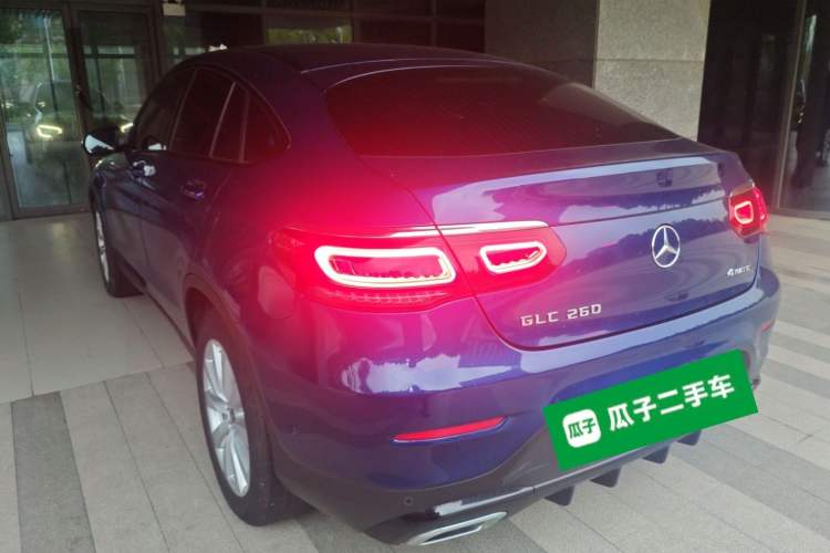 Used Mercedes-Benz GLC Coupe 2020 GLC 260 4MATIC Coupe SUV Rear Left 45 Deg