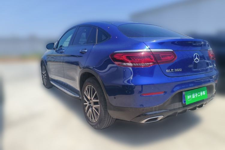 Used Mercedes-Benz GLC Coupe 2020 GLC 300 4MATIC Coupe SUV Rear Left 45 Deg
