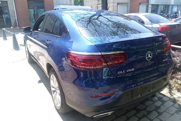 Used Mercedes-Benz GLC Coupe 2020 GLC 260 4MATIC Coupe SUV Rear Left 45 Deg