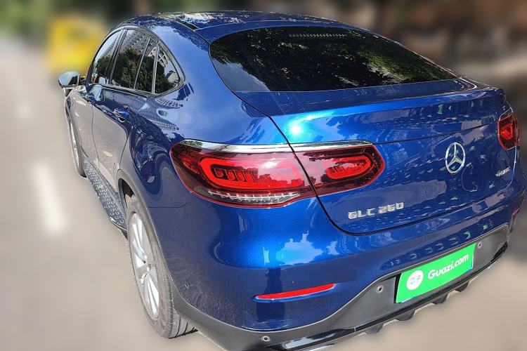 Used Mercedes-Benz GLC Coupe 2020 GLC 260 4MATIC Coupe SUV Rear Left 45 Deg