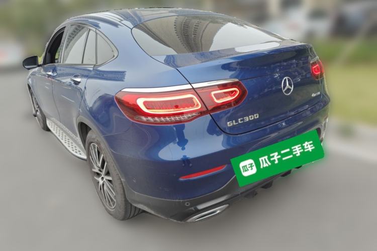 Used Mercedes-Benz GLC Coupe 2020 GLC 300 4MATIC Coupe SUV Rear Left 45 Deg