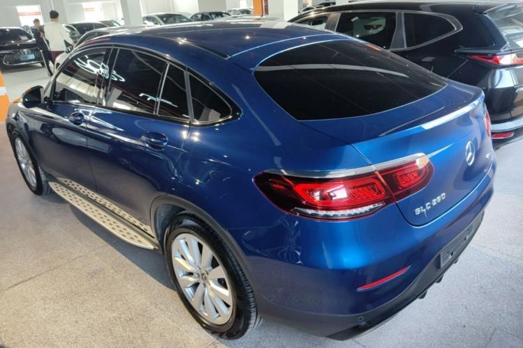 Used Mercedes-Benz GLC Coupe 2020 GLC 260 4MATIC Coupe SUV Rear Left 45 Deg