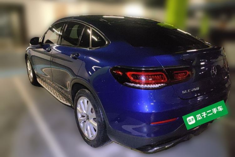 Used Mercedes-Benz GLC Coupe 2020 GLC 260 4MATIC Coupe SUV Rear Left 45 Deg