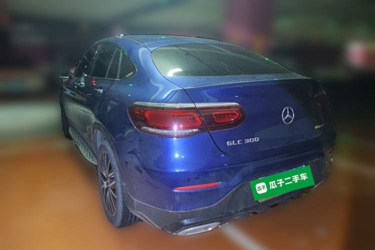 Used Mercedes-Benz GLC Coupe 2020 GLC 300 4MATIC Coupe SUV Rear Left 45 Deg