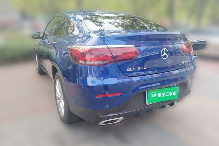 Used Mercedes-Benz GLC Coupe 2020 GLC 260 4MATIC Coupe SUV Rear Left 45 Deg