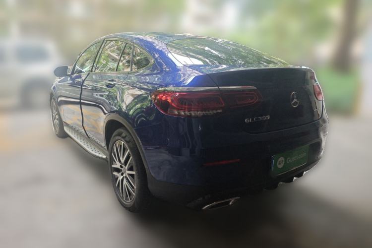 Used Mercedes-Benz GLC Coupe 2020 GLC 300 4MATIC Coupe SUV Rear Left 45 Deg