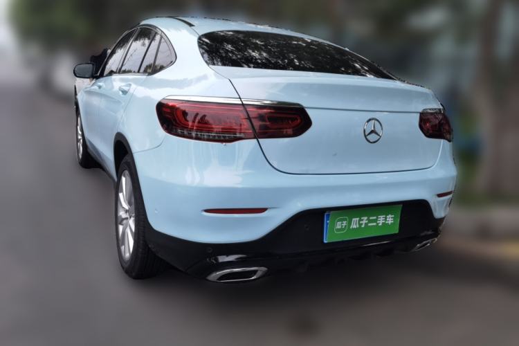 Used Mercedes-Benz GLC Coupe 2020 GLC 260 4MATIC Coupe SUV Rear Left 45 Deg