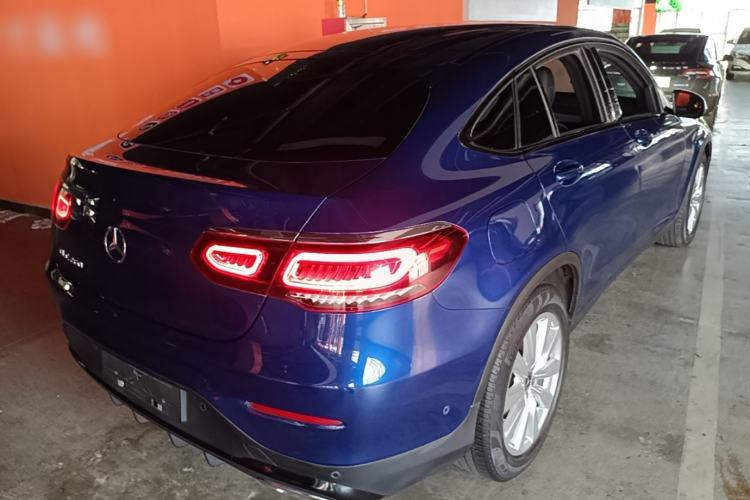 Used Mercedes-Benz GLC Coupe 2020 GLC 260 4MATIC Coupe SUV Rear Right 45 Deg