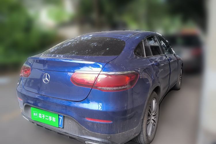 Used Mercedes-Benz GLC Coupe 2020 GLC 260 4MATIC Coupe SUV Rear Right 45 Deg