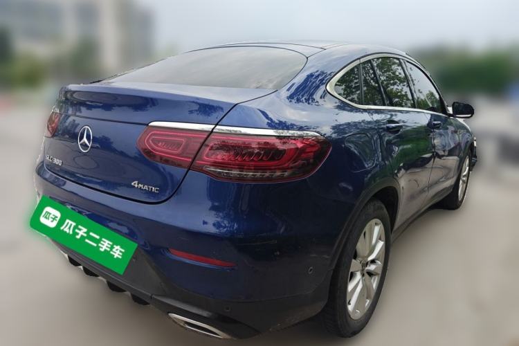 Used Mercedes-Benz GLC Coupe 2020 GLC 260 4MATIC Coupe SUV Rear Right 45 Deg